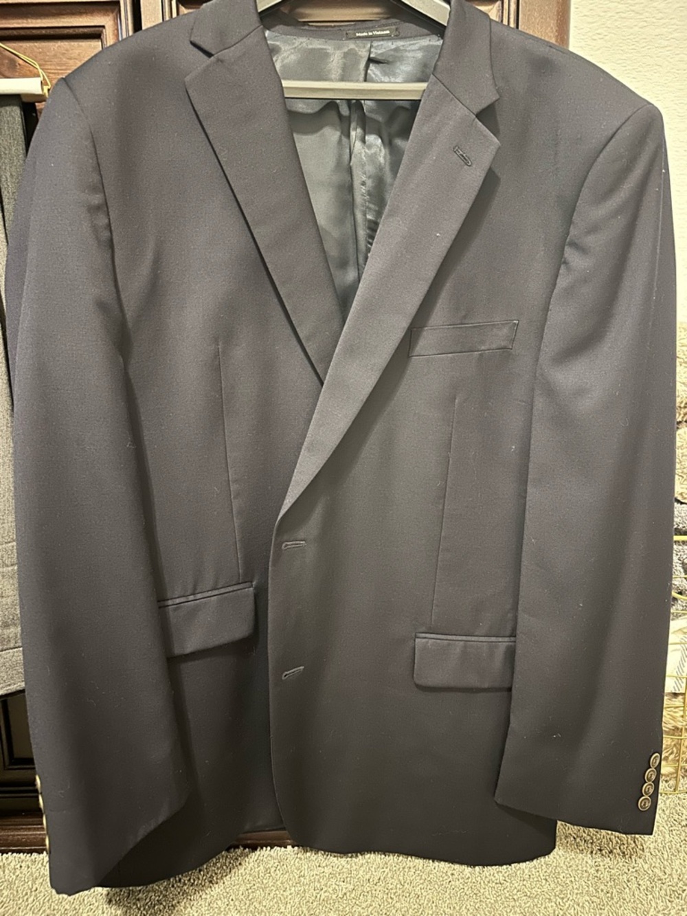 Joseph & Feiss Black Men's Single-Breasted Sport Coat